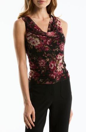 Shelli Segal Cowl Neck Sleeveless Top in Black at Nordstrom Rack, Size X-Small