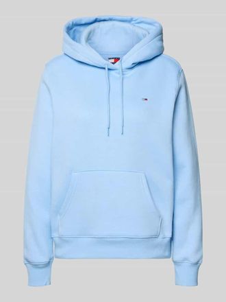Tommy Jeans Regular Fit Hoodie aus Baumwoll-Mix in Ecru, Gr&ouml;&szlig;e XL