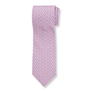 Ferragamo Ties, male, Pink, ONE SIZE, Gancini Pois Print Tie