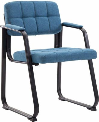Clp Silla de Conferencia Canada b en Tela Azul