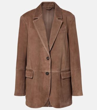 Brunello Cucinelli Suede blazer