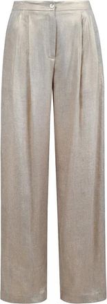 ottod'Ame Wide Trousers, female, Beige, Size: S Wide Trousers