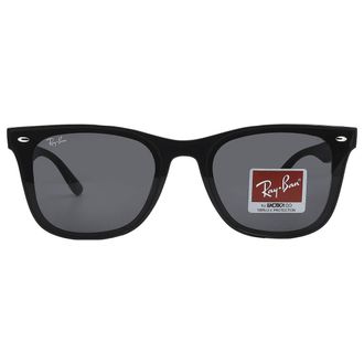 Ray-Ban Dark Grey Square Unisex Sunglasses RB4420 601/87 65