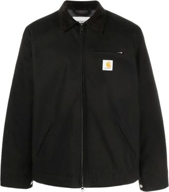 Carhartt Work in Progress Heren, Jassen, Zwart, Maat: M Katoen