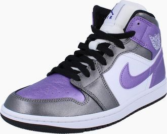 Nike Womens Nike Air Jordan 1 Mid SE Womens Trainers HJ5911 105 - Purple - Size: 4.5