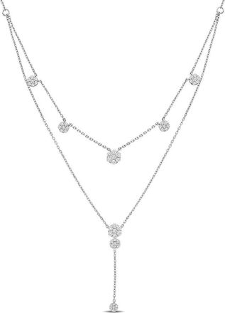 Rina Limor 14K 0.58 ct. tw. Diamond Station Lariat Necklace