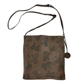 Bottega Veneta Pre-owned Cross Body Bags, female, Brown, Size: ONE SIZE Pre-owned Vintage Cross Body Bag