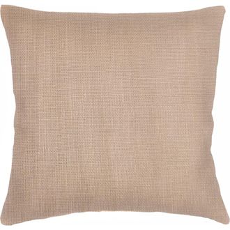 Anaya with Love So Soft Linen Euro Pillow with Down Alternative Insert in Camel at Nordstrom, Size 26X26