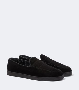 Churchs Mocasines Peebles de ante con borrego