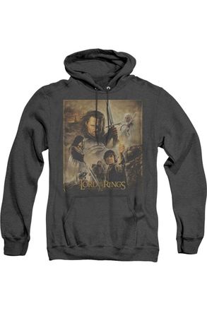 Gildan Lord of the Rings Return of the King Poster Adult Heather Hoodie