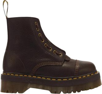 Dr. Martens Sinclair Enkellaarzen - Dames - Veterlaarzen - Bruin - 37 EU - Leer - Schoenen