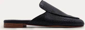 Kaanas Womens Sardinia Leather Mule In Black