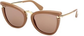 Max Mara MM0186 46E Womens Sunglasses Size 55