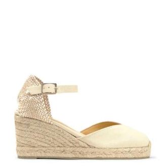 Castaner Wedges, female, Beige, Size: 11 US Chiarita 6 Espadrille
