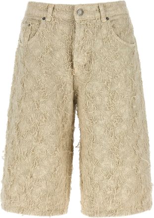 Haikure Bermuda Shorts becky Fur Denim