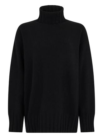 Malo roll-neck sweater - Nero