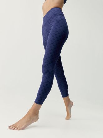 Born Living Yoga Legging Monogram Next Blue
