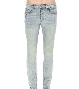 Purple Light Blue Distressed Jeans