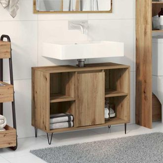 vidaXL Vidaxl - Bathroom Cabinet Artisan oak 80 x 33 x 60 cm Engineered Wood