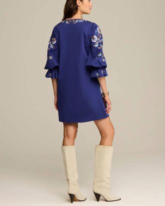 Figue Astrid Dress In Imperial Blue