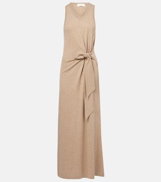 Lisa Yang Angeline cotton and cashmere maxi dress