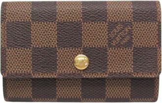 Louis Vuitton Pre-owned Accessories, female, Brown, Size: ONE SIZE Pre-owned Canvas key-holders