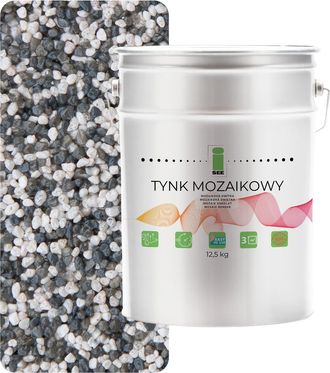 OEM Mosaico De Resina Gris Claro, Yeso Clase 1, Mosaico 12,5 Kg Resistente A Las Heladas