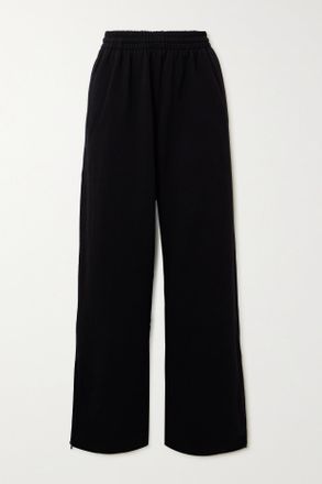 Wardrobe.NYC + Hailey Bieber Pantaloni Sportivi A Gamba Larga In Jersey Di Cotone - Nero