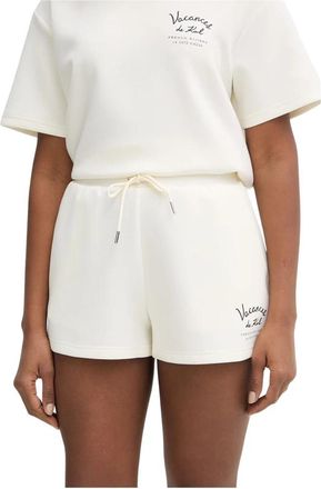 Karl Lagerfeld Casual Shorts - Dames - Korte Broeken - Beige - XL - Katoen - Korte Broeken
