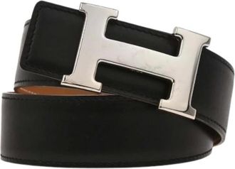 Herm&egrave;s Pre-owned Belts, female, Black, Size: ONE SIZE Pre-owned Constance Reversible Belt