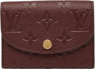 Louis Vuitton Pre-owned Monogram Empreinte Visitekaartjeshouder - Dames - Vintage Accessoires - Bruin - ONE Size - Leer - Vintage
