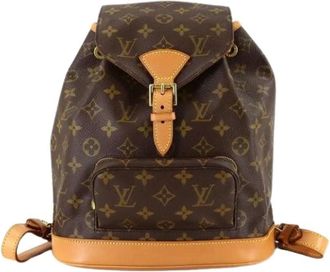 Louis Vuitton Pre-owned Backpacks, female, Brown, Size: ONE SIZE Pre-owned Monogram Canvas Backpack
