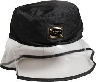 Dolce & Gabbana Fisherman Hat - Heren - Hoeden - Zwart - ONE Size - Polyester - Accessoires