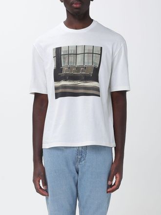 Jil Sander T-shirt in cotone con stampa grafica
