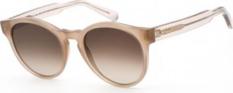 Ferragamo Unisex SF1068S Sunglasses Crystal Sand / Brown - Multicolour - One Size