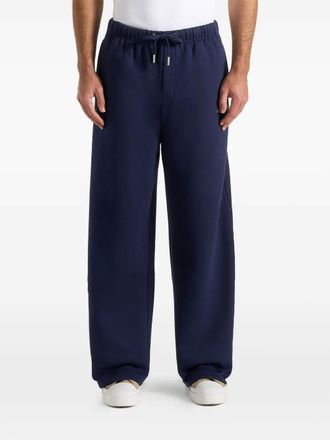 Mani&egrave;re De Voir Taylor logo-embroidered track pants - Blue