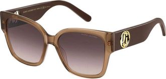 Marc Jacobs Square Full Rim Sunglasses - Brown