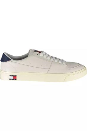 Tommy Hilfiger Mens Jeans Lowtop Sneakers Em0em01076 - Ivory - Size EU 43