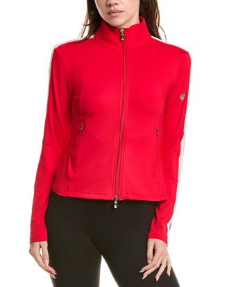 POST CARD Zip Sweater Top