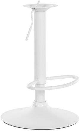 Clp Clp - Base Met&aacute;lica De Repuesto Para Taburetes De Bar 10 X 10 Cm Blanco
