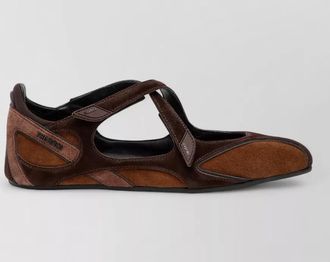 The Attico leather ballet flats