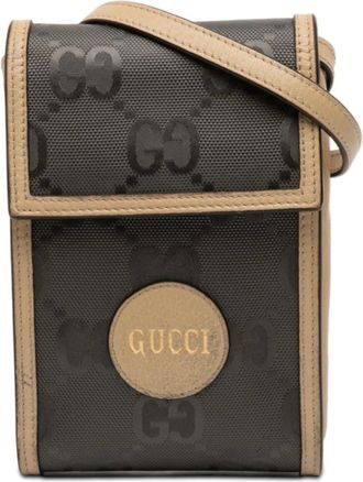 Gucci Pre-owned Cross Body Bags, female, Gray, Size: ONE SIZE Pre-owned Vertical Mini Bag
