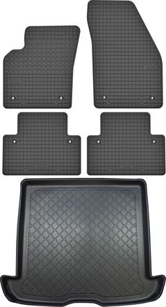 OEM Volvo V50 Kombi De 2004 A Mayo De 2012. Juego De Alfombrillas De Goma Para Coche Y Alfombrilla Para Maletero