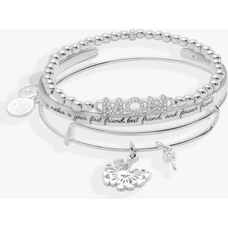Alex and Ani Mothers day ewb 3 set dandelion in Silver at Nordstrom