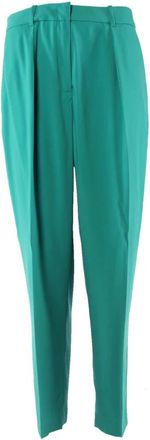 Pinko Wide Broeken - Dames - Wijde Broeken - Groen - S - Broeken
