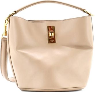 Celine 16 Bag Leather Teen bucket bag - Beige