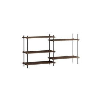 Moebe Shelf Shelving System - Brown - Oak veneer MDF