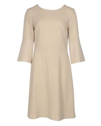 Goat Pandora Shift Dress in Cream Wool