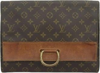 Louis Vuitton Pre-owned Clutches, female, Brown, Size: ONE SIZE Pre-owned Plastic Clutch