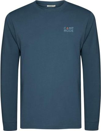 Greenbomb Camp Mode Crisp Longsleeve f&uuml;r Herren | blau